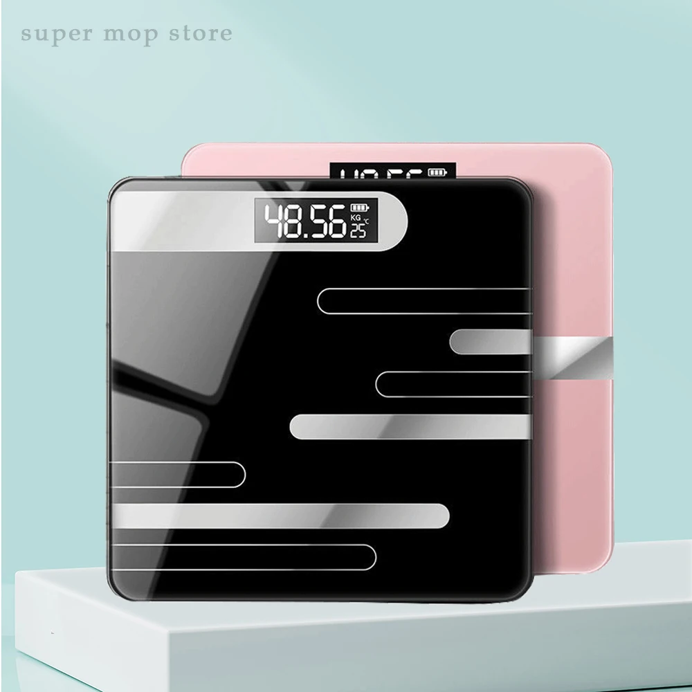 

Bathroom Scales Digital Scale Body Weight Electronic Scale Hot Selling Precision Bathroom Scales Toughened Glass LCD Display
