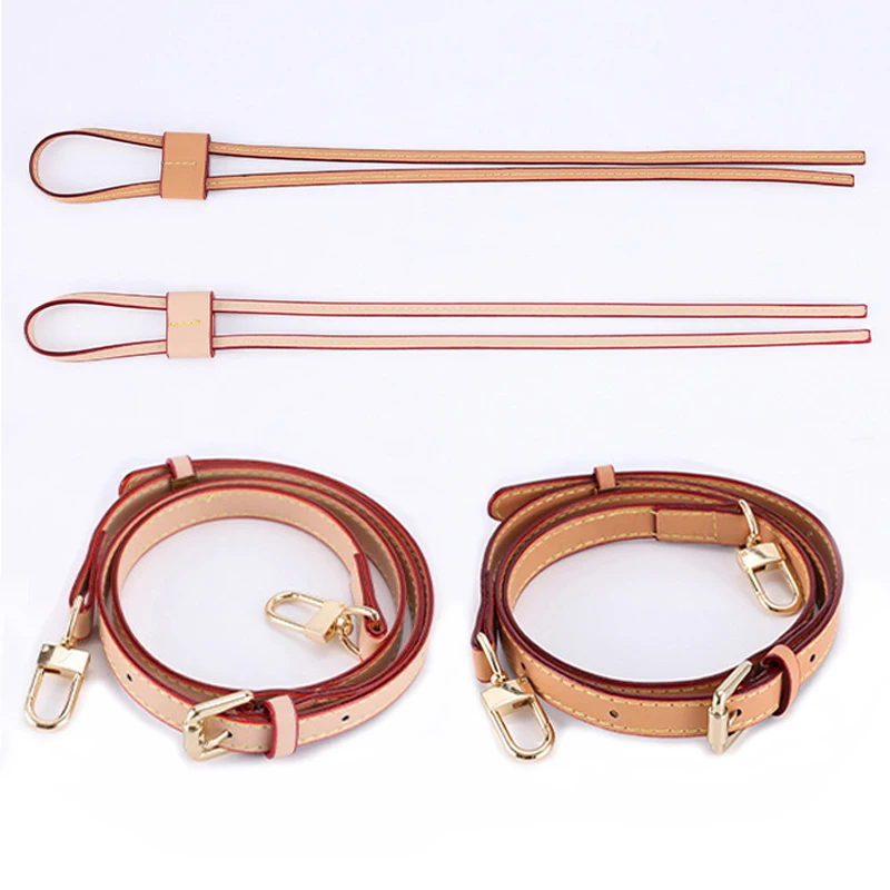 

Bag Strap Drawstring Crossbody Bag Accessories Leather Belt Shoulder Straps for Bucket Bag Women Handbag Handles
