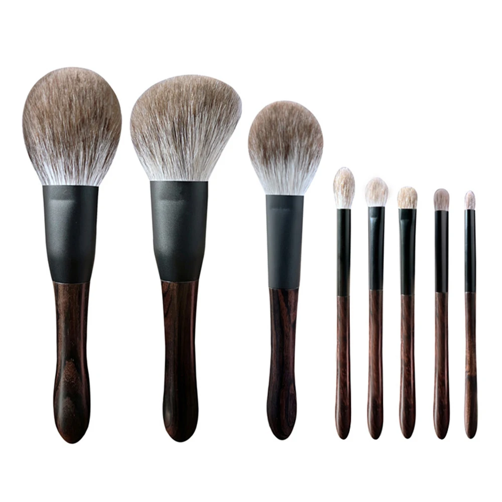 Кисть для макияжа из снежной лисы набор хорошего качества мягкие волосы животных