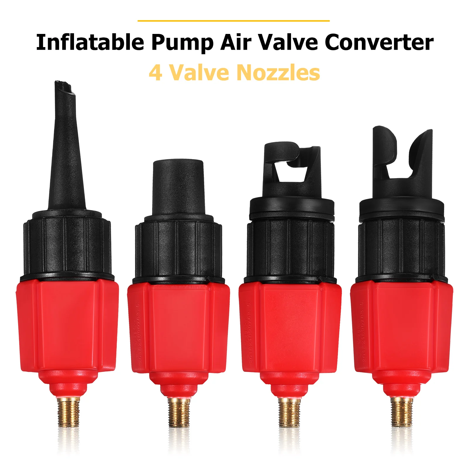

1 Set Air Pump Converter Assorted Nozzle Inflatable Pump Adapter Accessory