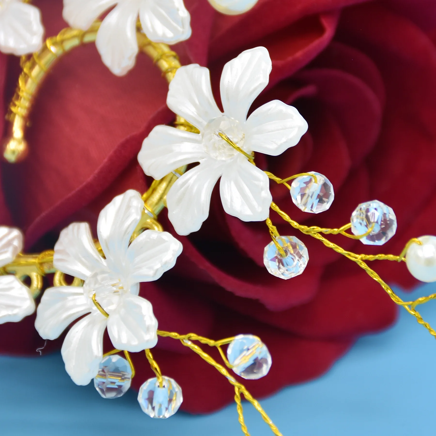 1 шт. левые ушные манжеты для женщин свадебные золотые Проводные жемчужные