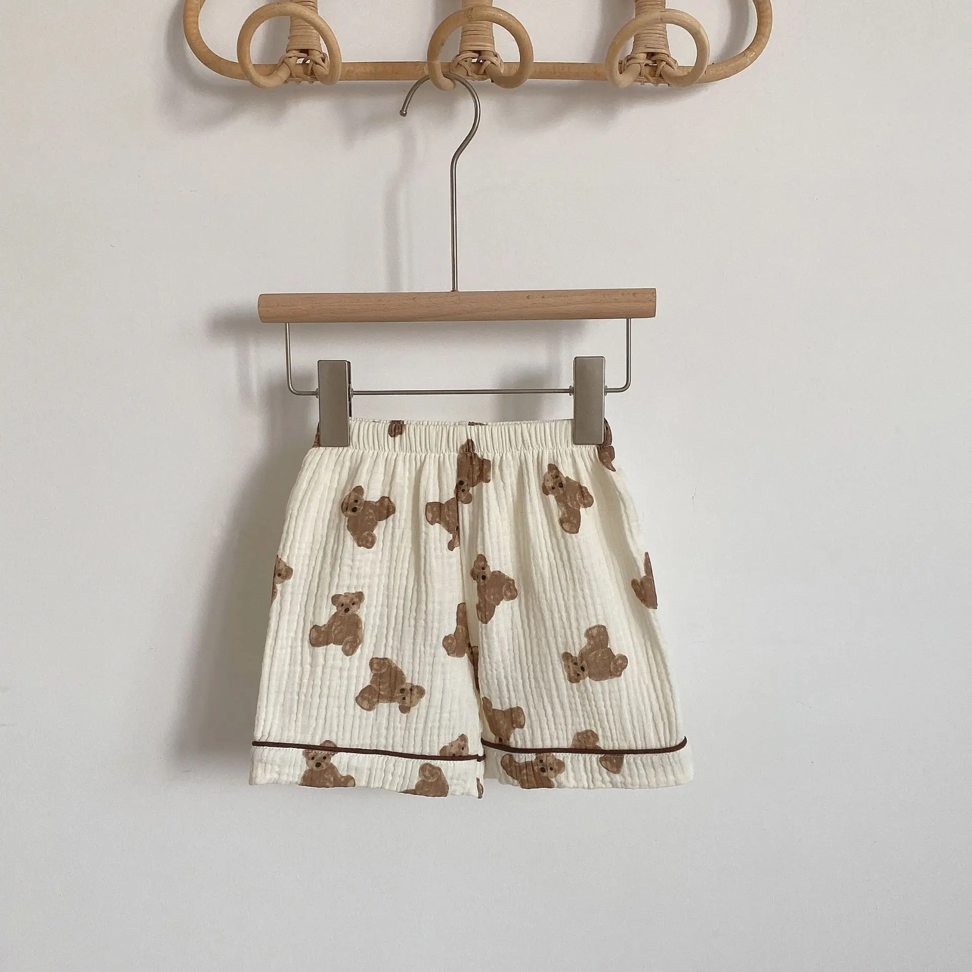 Criscky Children Pyjama Sets Cotton Sleepwear Summer Short Sleeve Nightwear Girl Boy Homewear Kids Clothes Girls Pajamas