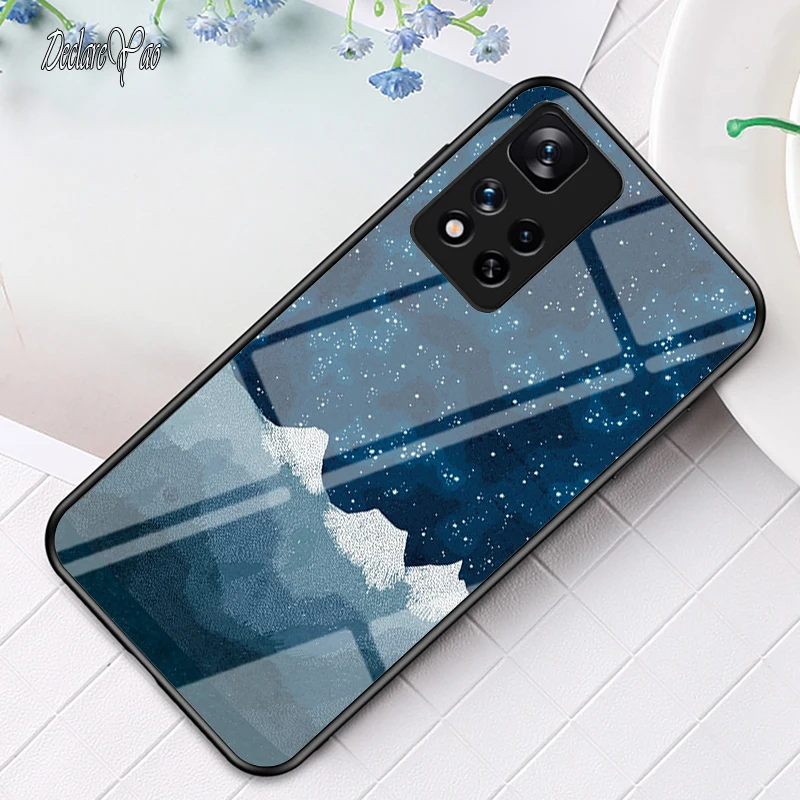 

For Xiaomi Note 10 Pro 11 Pro Cover DECLAREYAO Glass Hard Coque For Xiaomi Mi CC9 Pro 10 Lite Case Tempered Glass Silicone Cover