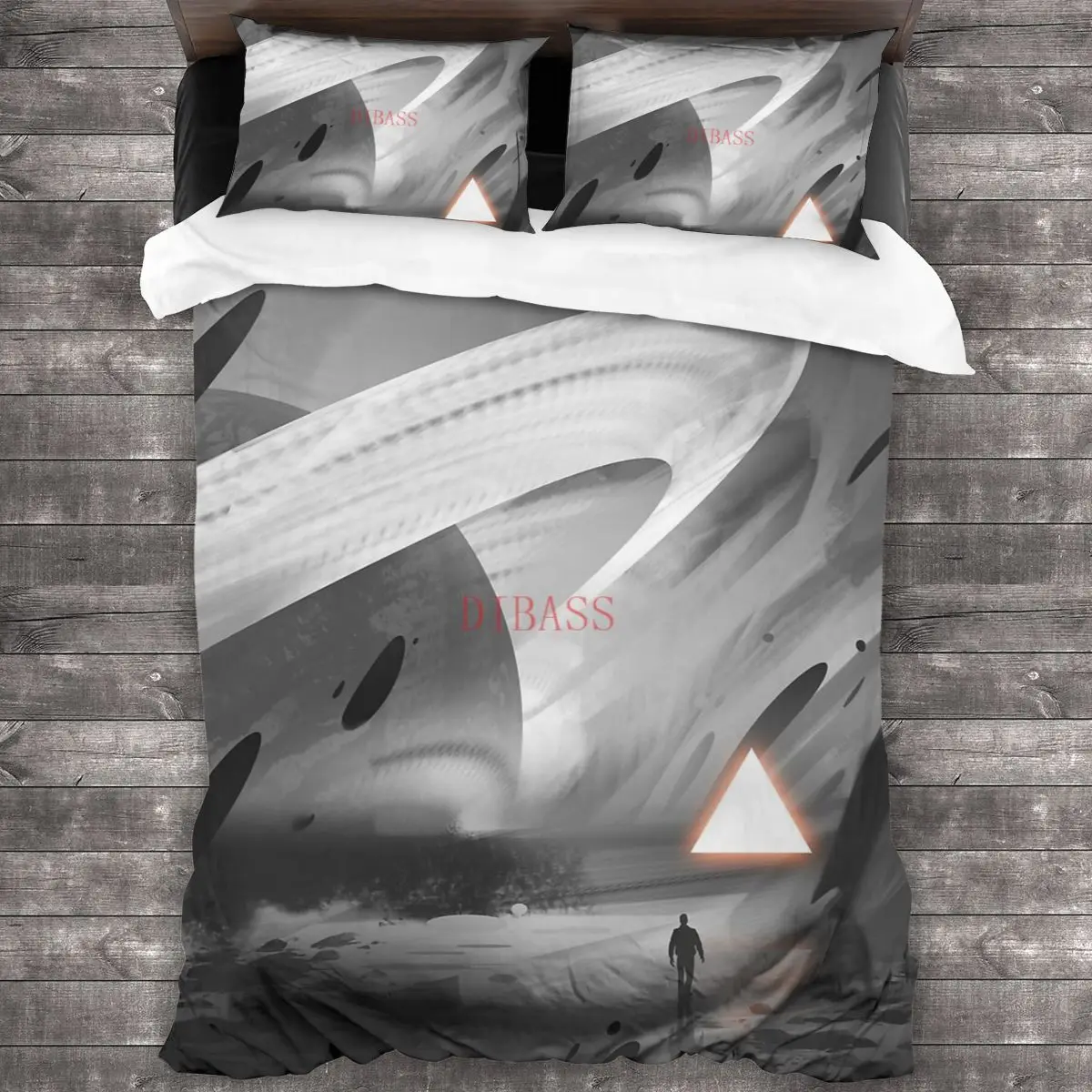 

Inkworld Soft Microfiber Comforter Set with 2 Pillowcase, Quilt Cover With Zipper Closure King Size Comforter Cover