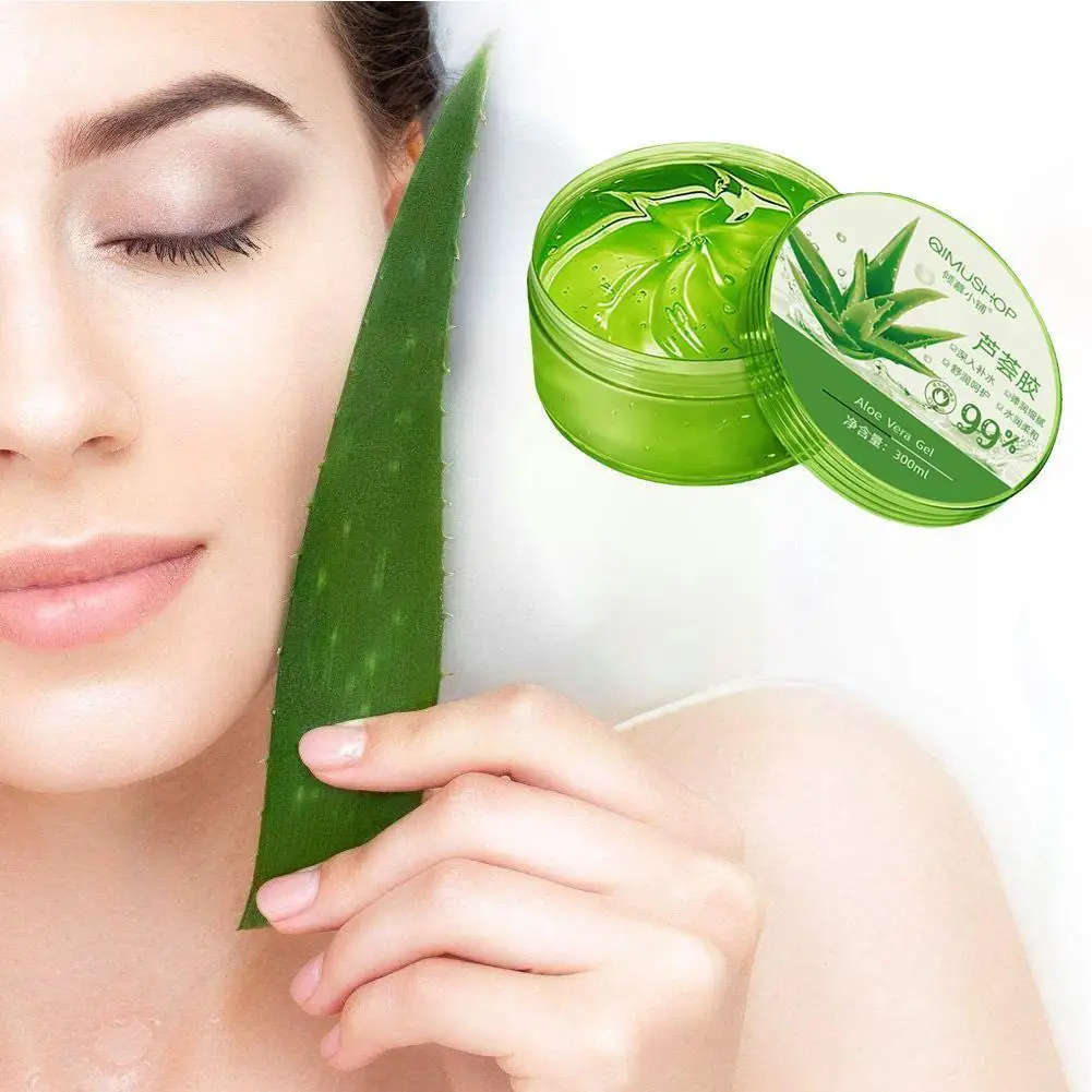

New Aloe Vera Gel 99% Natural Face Cream Sun Repair Hydrating Whitening Cream Remove Acne Soothing Gel Skin Care for Women D0G5