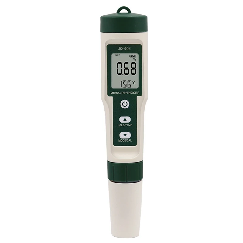 

10 In 1 Digital PH Tester PH TDS Salt SG ORP Hydrogen Resistivity Temperature Monitor For Drinking Water