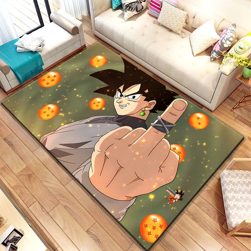 

DBZ Japanese Anime Carpet Living Room Bedroom Goku Mat Study Room Computer Chair Home Fashion Floor Mats Area Rug dropshipping