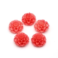 artificial coral beads ball flower shape red coral bead pendant charms for jewelry making necklace bracelet decoration