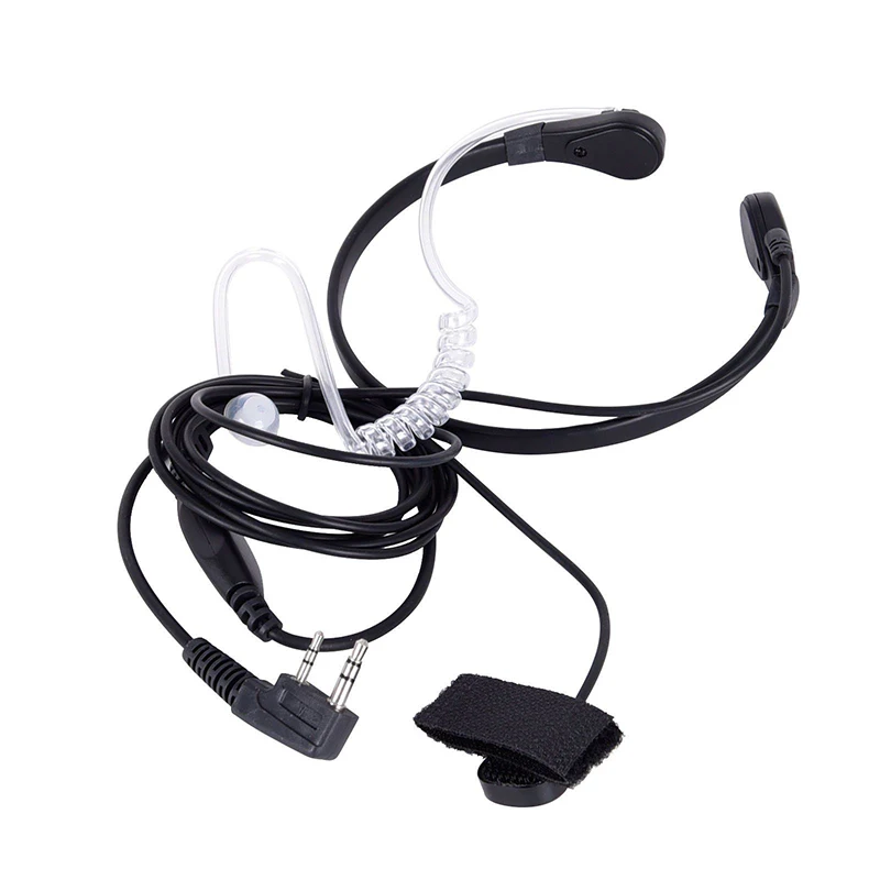 

Throat Mic Earpiece Headset Finger PTT For Baofeng UV5R 888s Radio Walkie Talkie High Quality Accessories