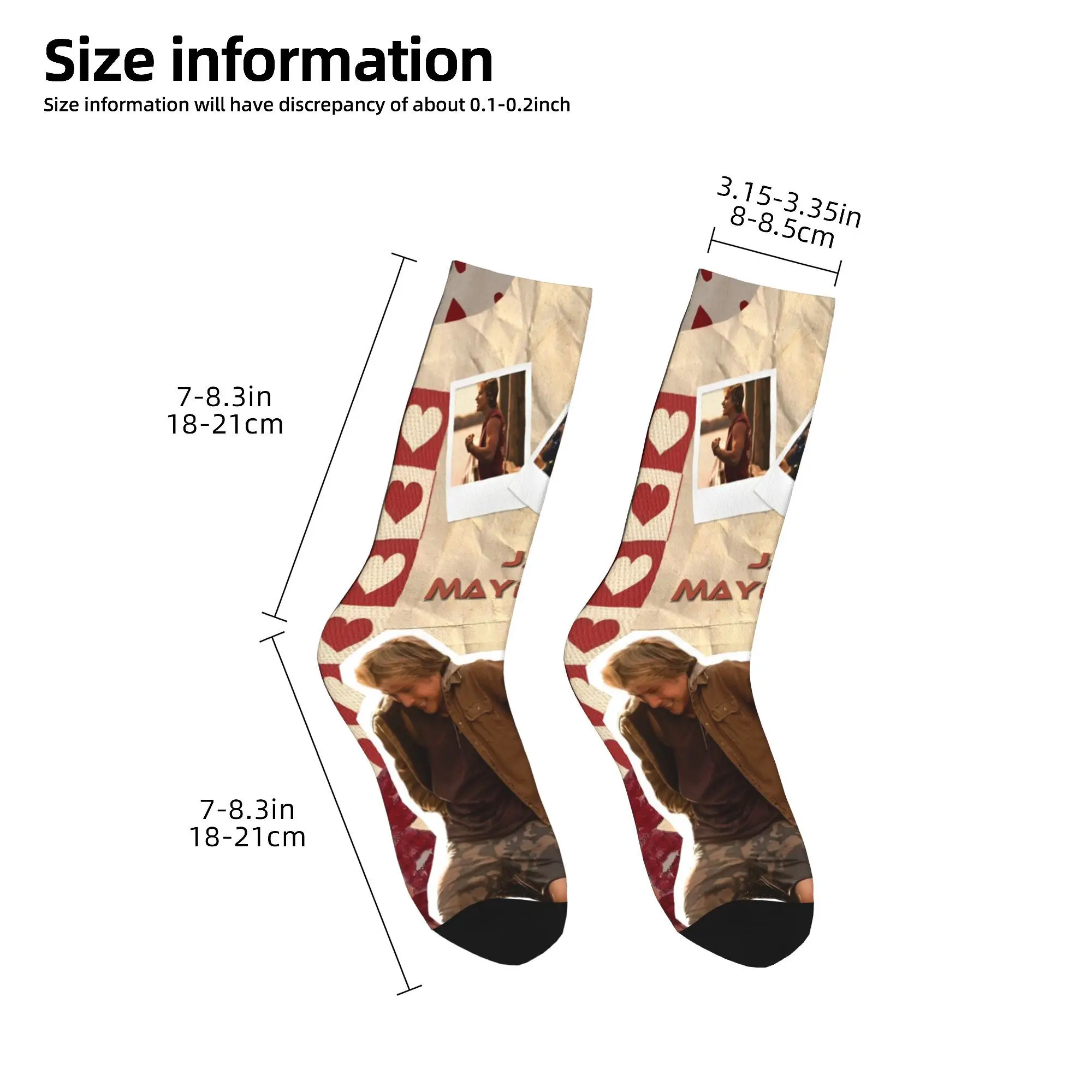 Мужчины Женщины JJ Maybank Rudy Pankow Носки Дышащие модные носки Сюрприз Идея подарка