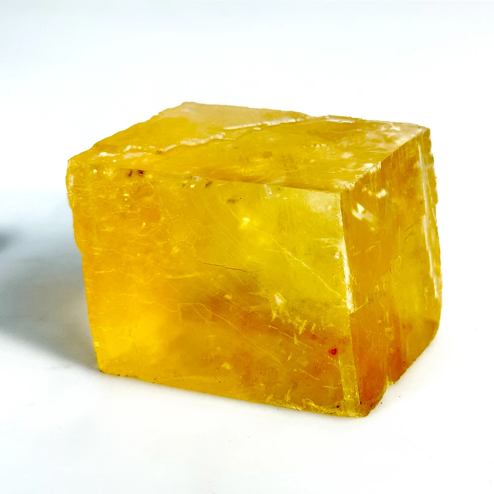 Натуральный медовый кальцит 1 шт. необработанные кристаллы лечебное минеральное