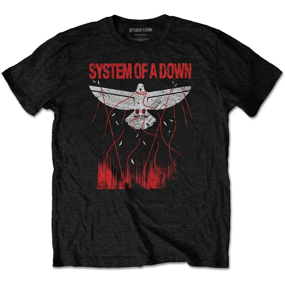 Мужская футболка System of a Down цвет черный M
