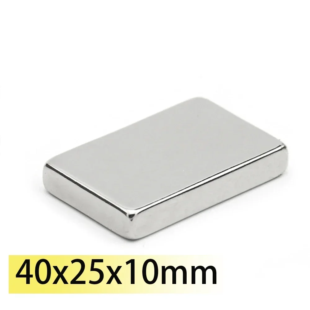 40x25x10 N35 NdFeB Блок Неодим 40x25 Магнит Сверхсильный Постоянный Магнитный Поиск