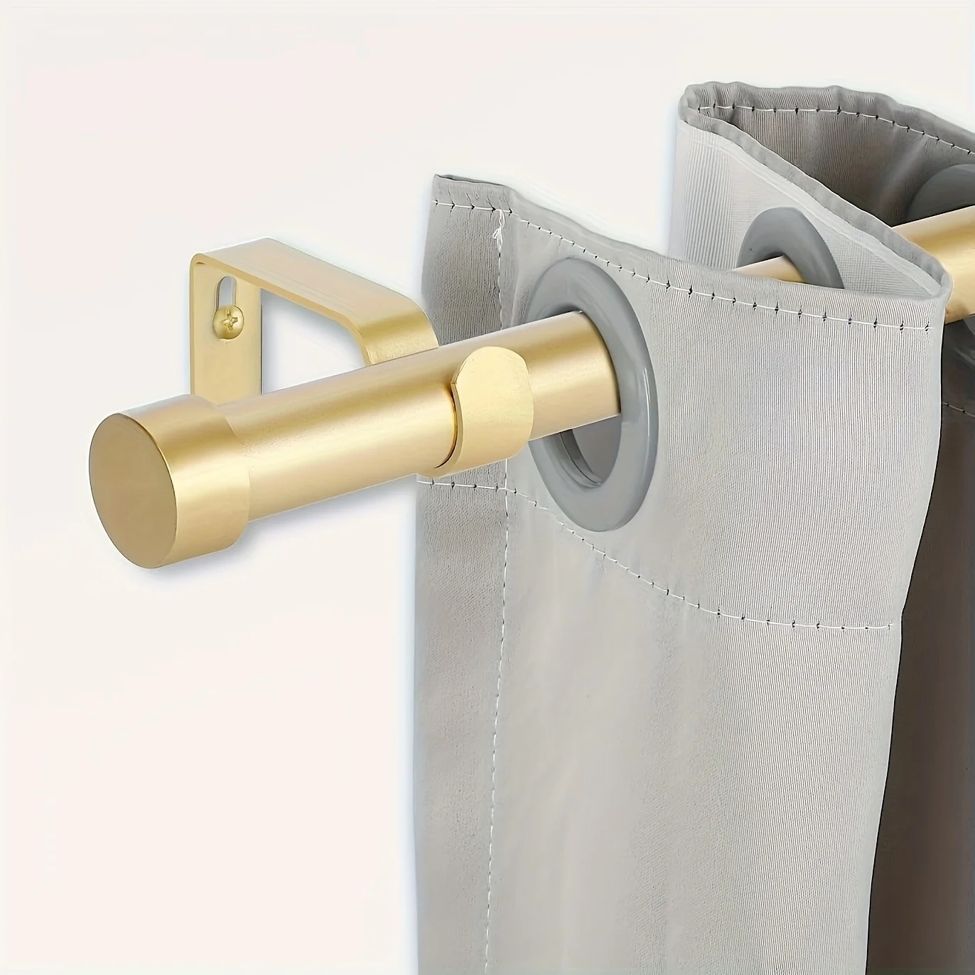 Регулируемый Золотистый металлический карниз диаметром от 18 до 120 дюймов.