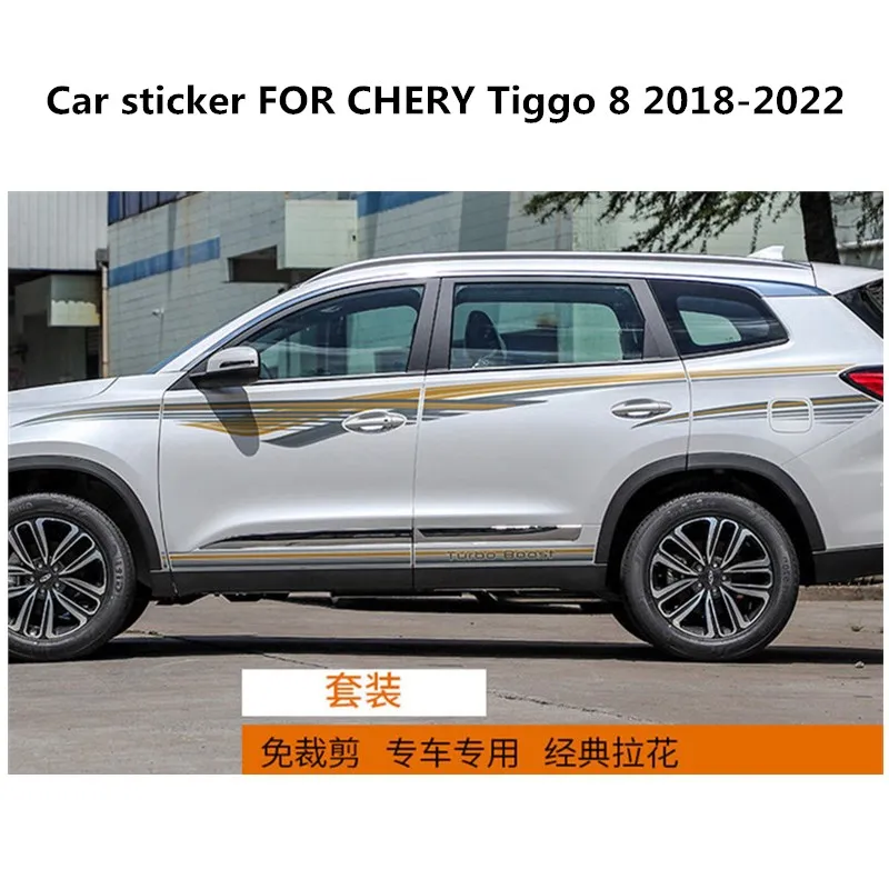 2CPS New Car Sticker Full Body Custom Modified Sports Decoration FOR CHERY Tiggo 8 2018-2022 Car Film Vinyl Accessories