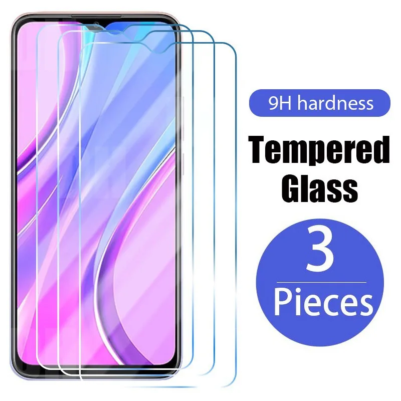 Закаленное стекло для Xiaomi Redmi Note 10 9 8 7 Pro 9S 8T Защитная пленка экрана 9T 9C NFC 9A 9AT 8A 7A 6 3
