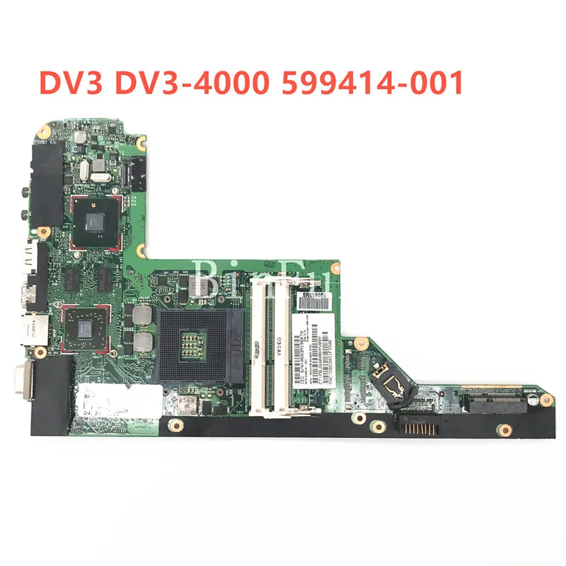 For pavilion DV3 DV3-4000 Laptop Motherboard 599414-001 599414-501 599414-601 6050A2314301-MB-A03 HM55 HD5430 100%Full Tested OK