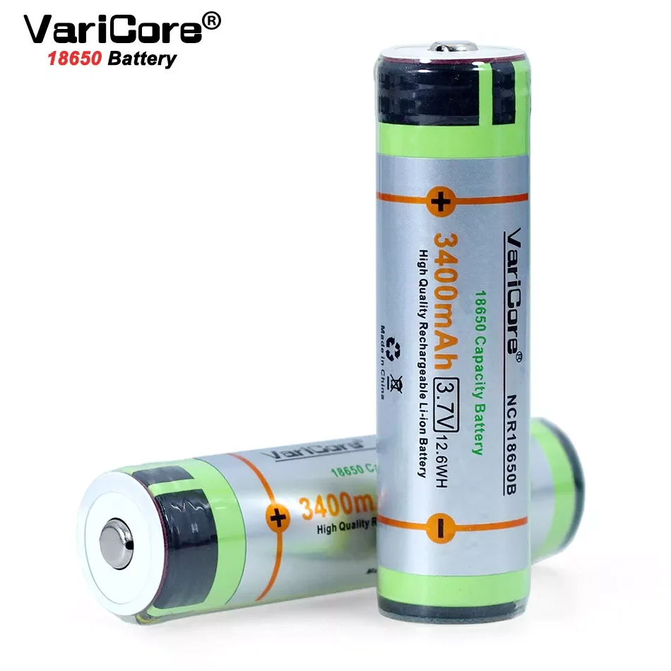 

NEW 1-10PCS VariCore protected for 18650 3400mAh battery NCR18650B with original new PCB 3.7V Suitable for flashlights