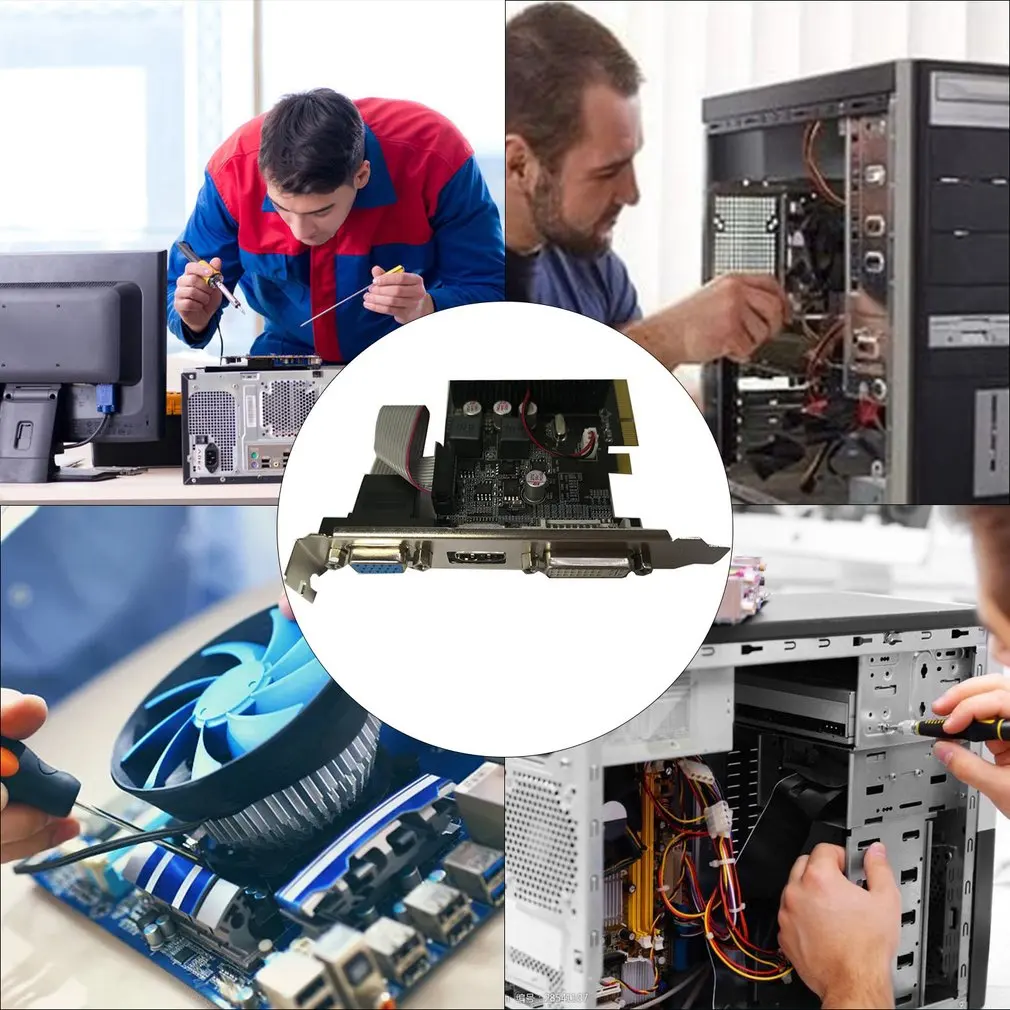 SZMZ R5 230 2 Гб видеокарта DDR3 64 бит портативная хорошая производительность