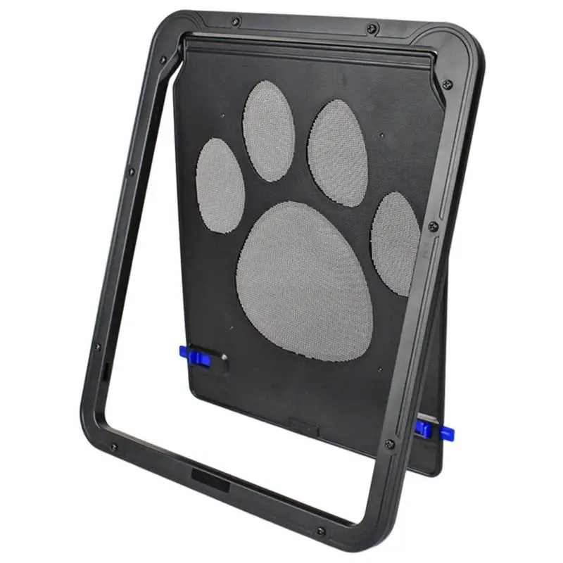 

Дверь с кошачьим экраном, термостойкая откидная дверь с магнитным позиционированием, наружная, с шумоподавлением, для щенков, ворота, с принтом лап собак