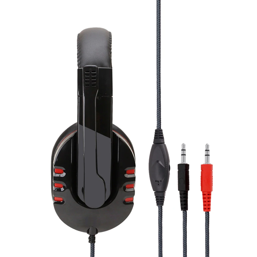 

Басовые наушники с объемным звучанием, шумоподавляющая игровая гарнитура с регулятором громкости, стереогарнитура для планшетного ПК, нау...