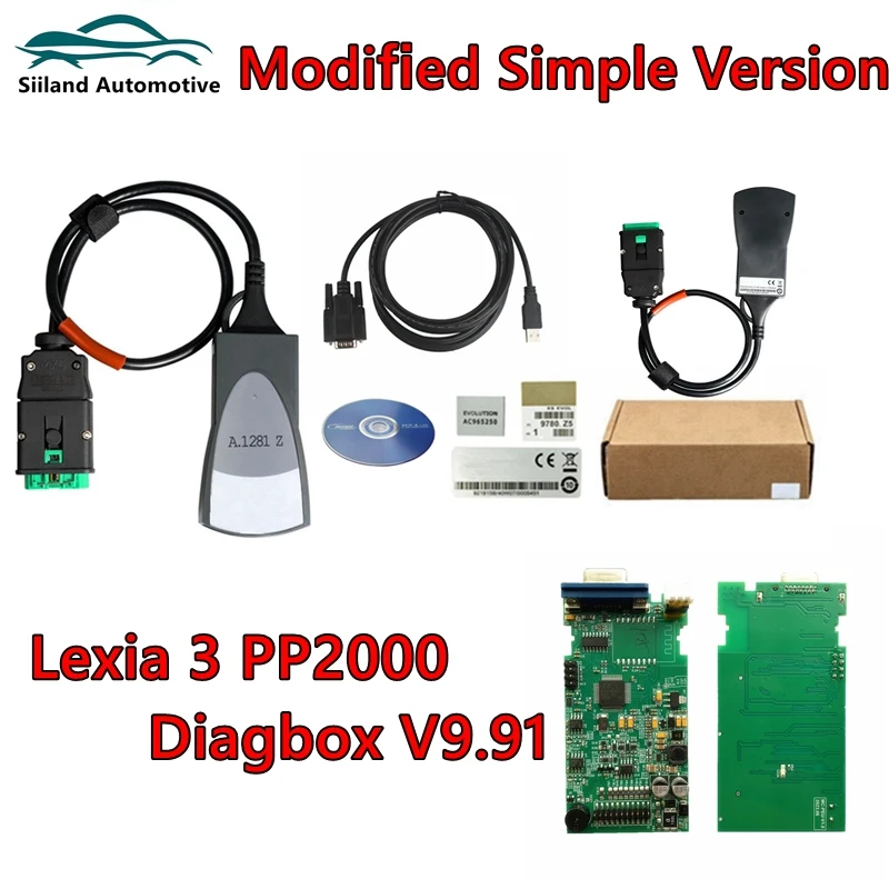 Диагностический прибор Lexia 3 Diagbox V9.96 V9.91 V9.68 V8.55 для Lexia3 PP2000