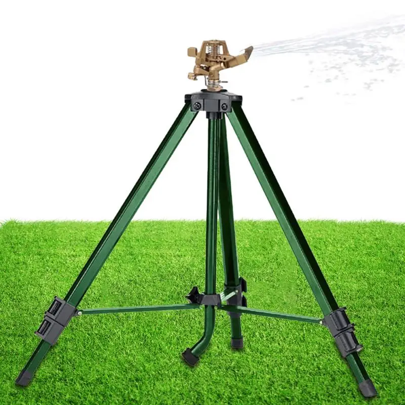 360 Degree Large Area Coverage Garden Sprinklers Tripod Base Watering Grass Lawn Nozzle Water Sprinkler Irrigation System