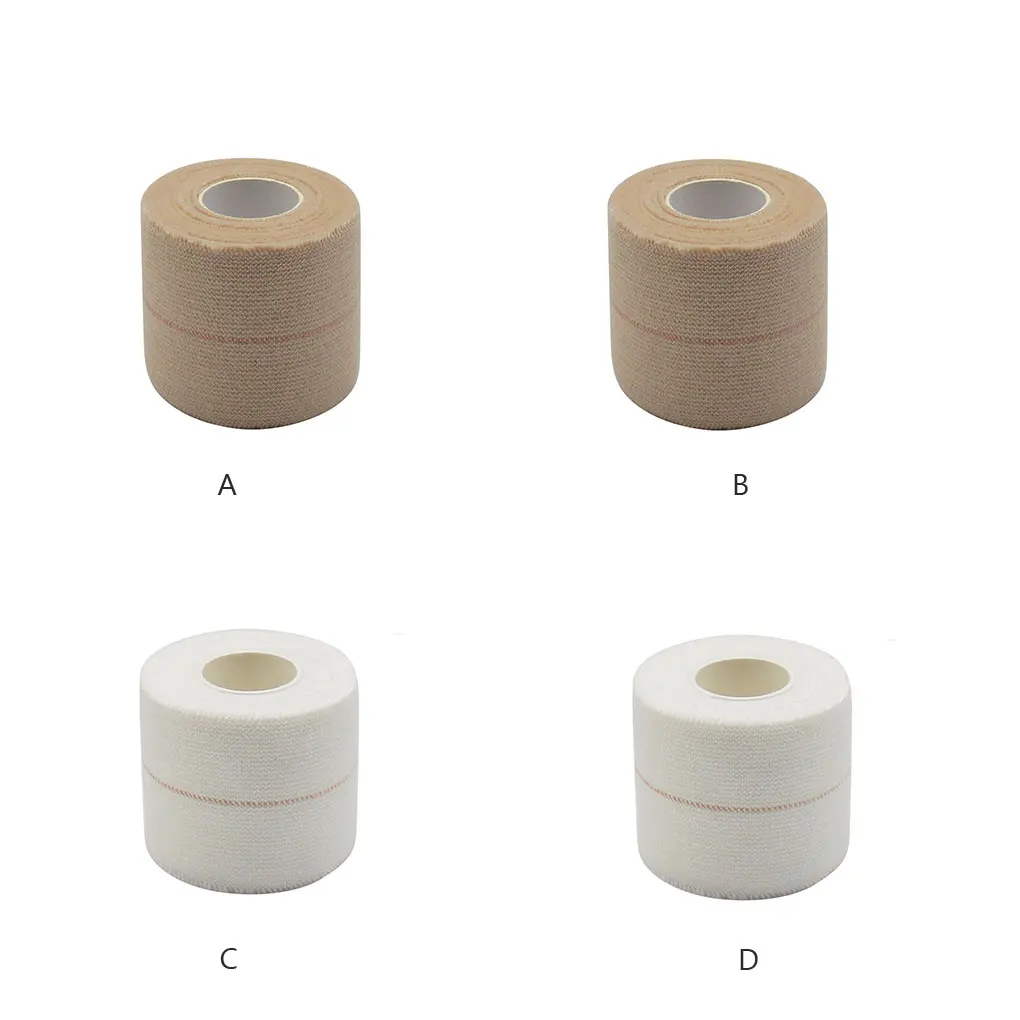 

Ice Hockey Stick Tape Non-woven Bandage High Strength Self-Adhesive Adjustable Cloth Cover Wraps Skin Color 10cmx4 5m