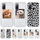 Чехол для Samsung S21 Ultra, чехлы для Samsung S21 Plus S20 FE S10 Plus Note 20 Ultra S22, мягкие прозрачные чехлы из ТПУ, милые Мультяшные чехлы для телефонов