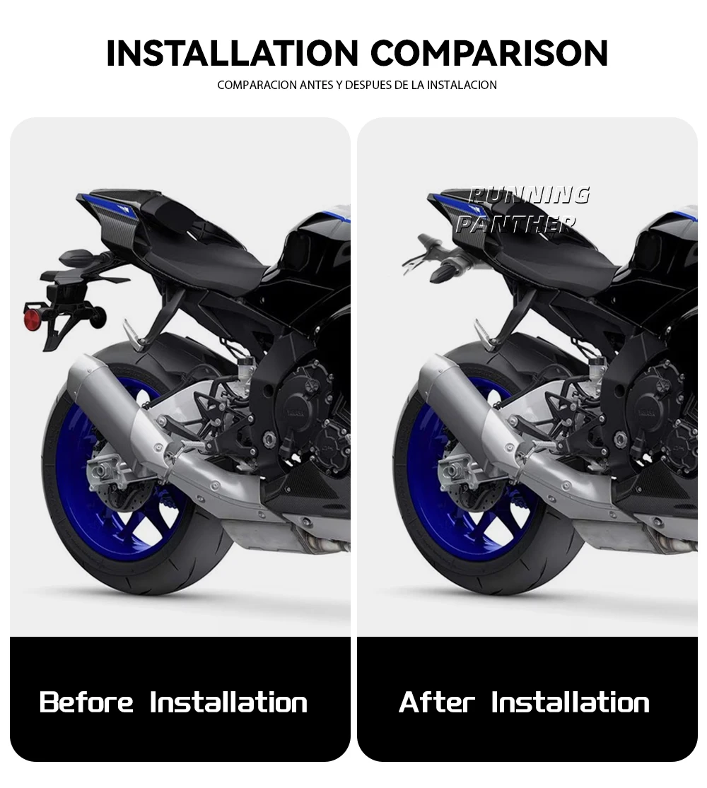 Новый для Yamaha YZF-R1M 2015 2016 2017 2018 2019 2020 мотоциклетный задний короткий хвостовой