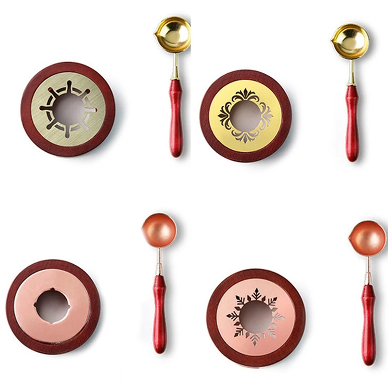 

Набор для изготовления восковых печей, комплект из 1 ложки для плавления дерева и металла, для печати, в минималистическом стиле, «сделай сам...