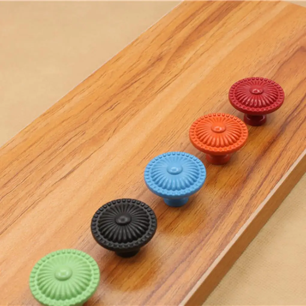 Цинковый сплав быстрая цветная ручка ящик шкаф дверь антикварная мебель