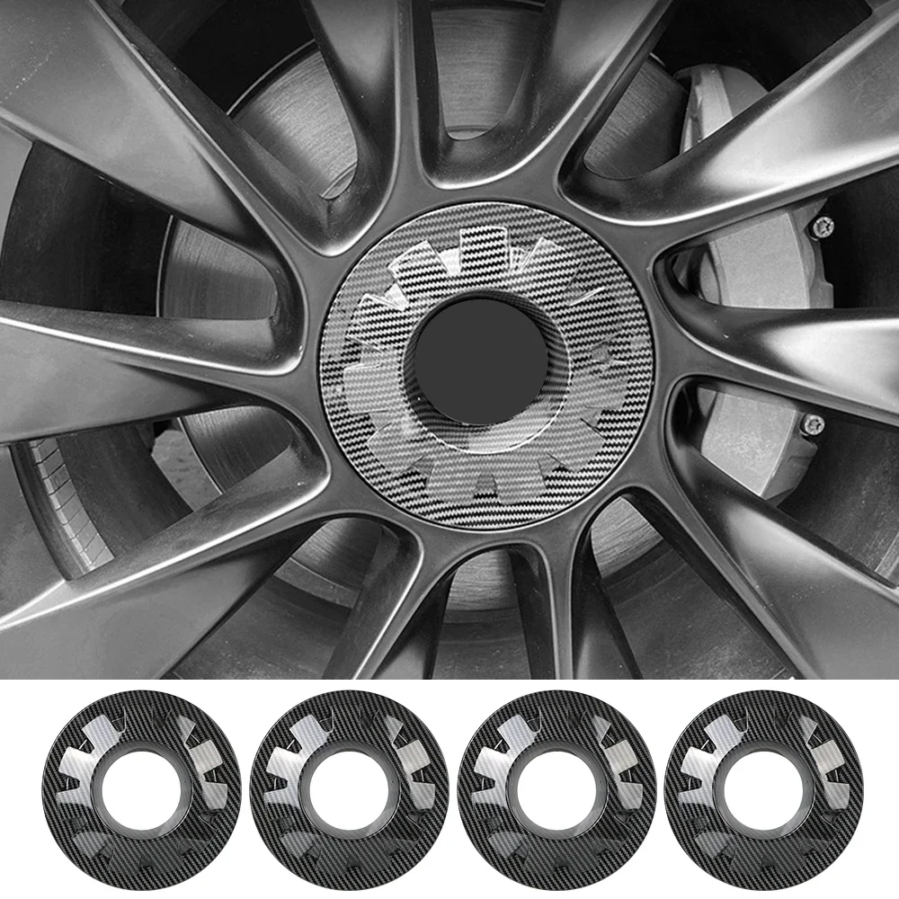 

20 Inch Wheel Center Caps Car Exterior Accessories ABS For Tesla Model Y Dustproof Wheel Hub Center Cover