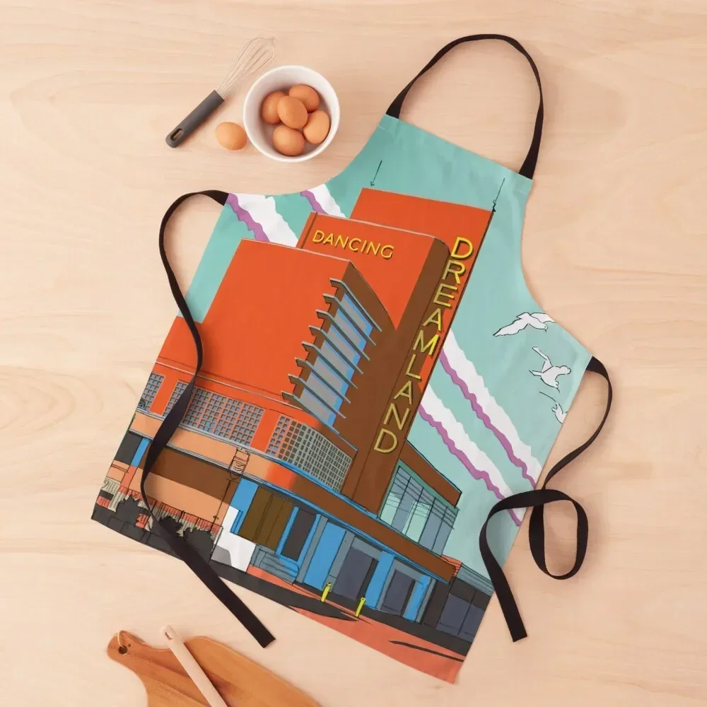 Dreamland Margate Seaside Thanet Coast Англия Кент Великобритания Фартук Униформа шеф-повара