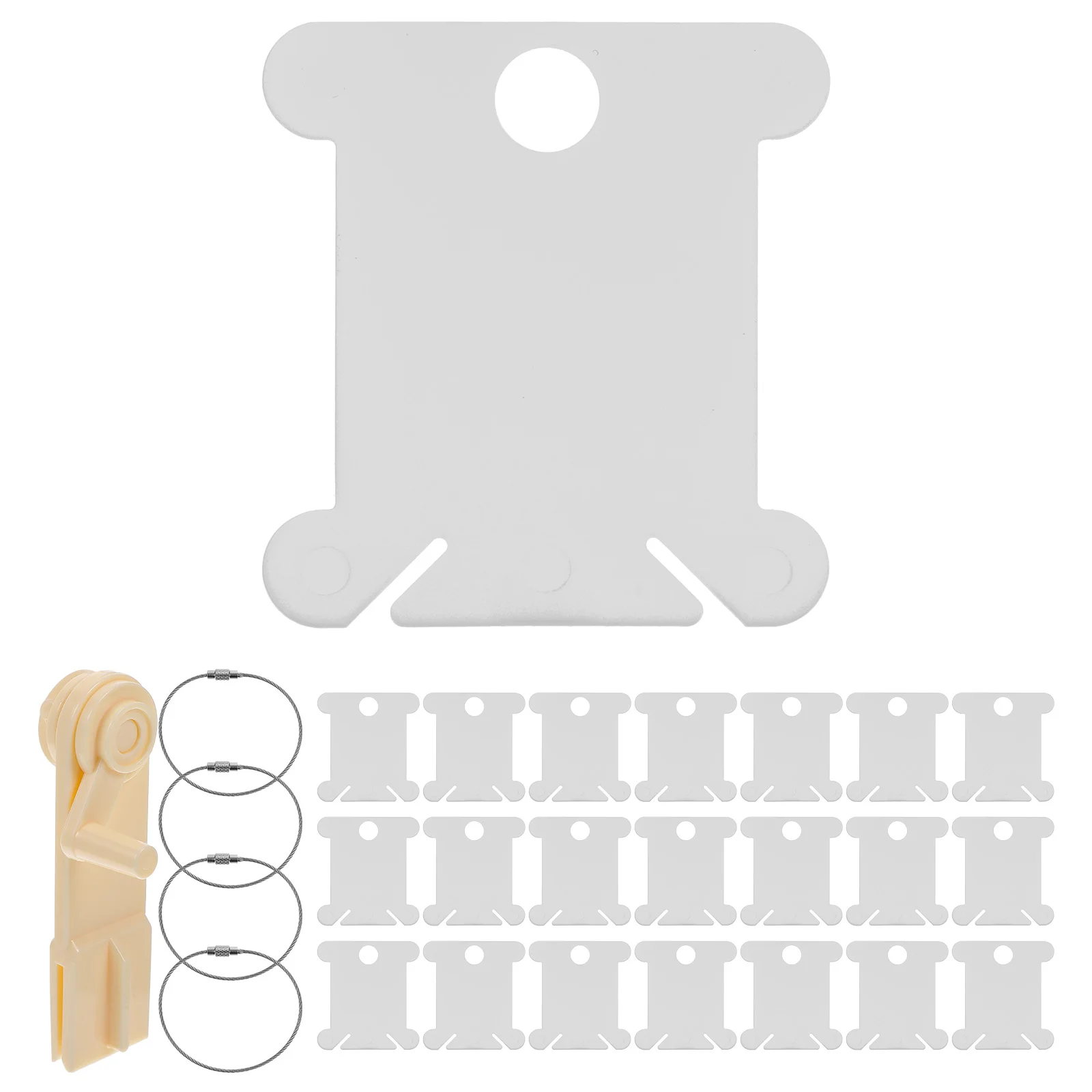 

1 Set Of Small Convenient Diy Portable Thread Organizing Tool Sewing Thread Storage Plate