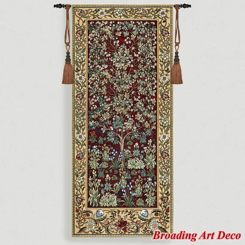 

Гобелен Уильям Моррис Древо Жизни BROADING ART DECO 100% Хлопок 70x160 см