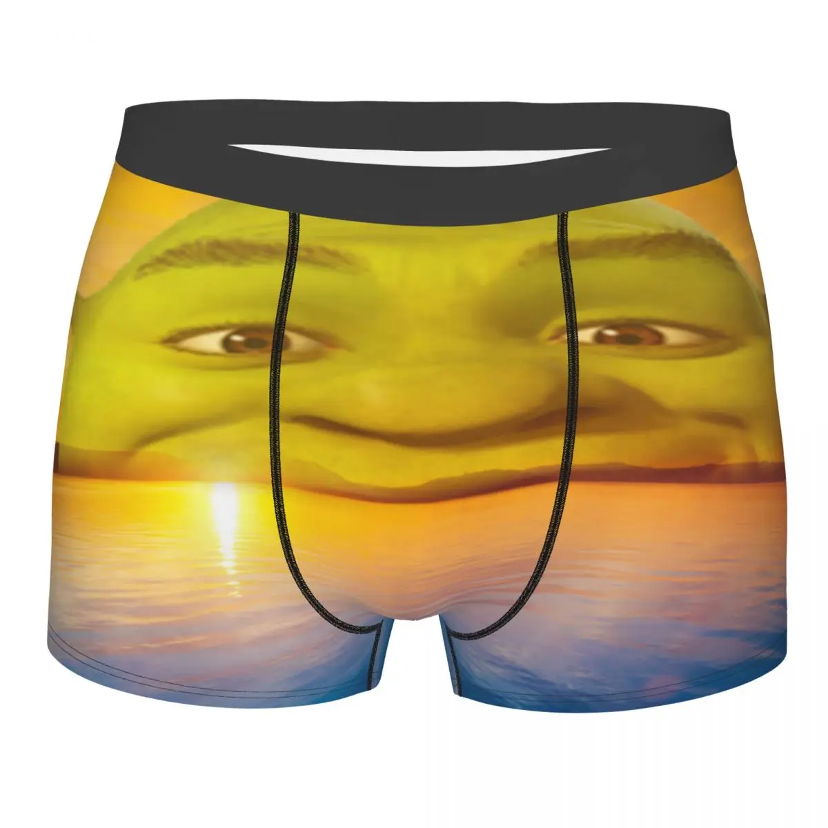 

Shrek SunRise Man Underwear Cartoon Boxer Shorts Panties Humor Soft Underpants for Male
