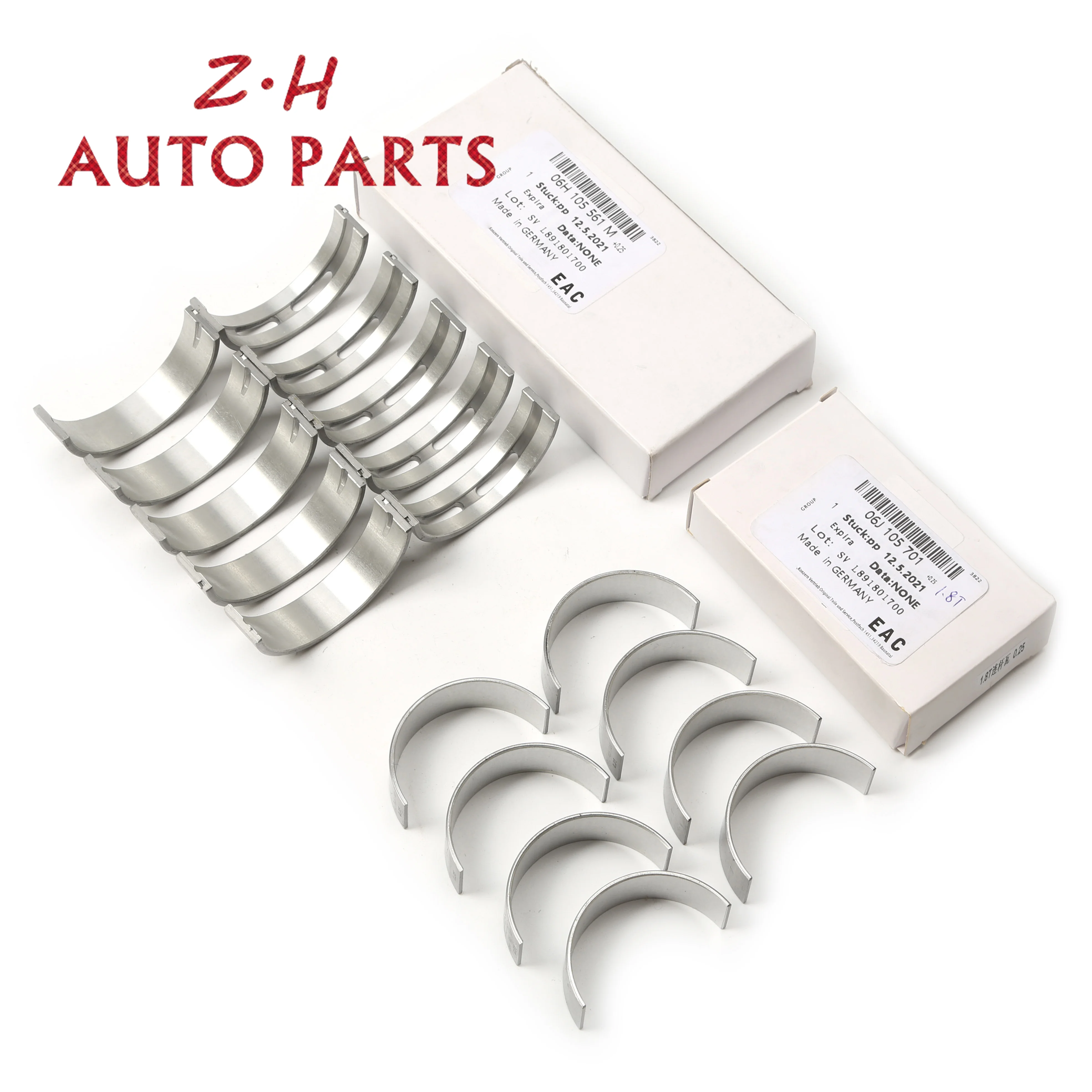 

Car Crankshaft And Connecting Rod Bearing Kit Oversized 0.25MM For VW Tiguan Golf Audi A3 A4 Q7 Skoda Seat 06H105561K 06H105701L