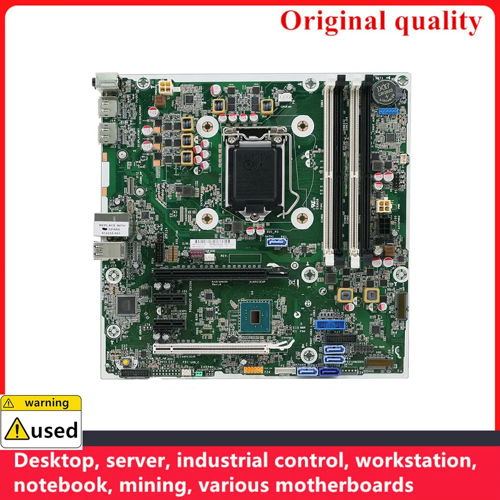 

Used 100% Tested 901014-001 For HP EliteDesk 800 G3 Motherboard 912335-001 912335-601 Mainboard