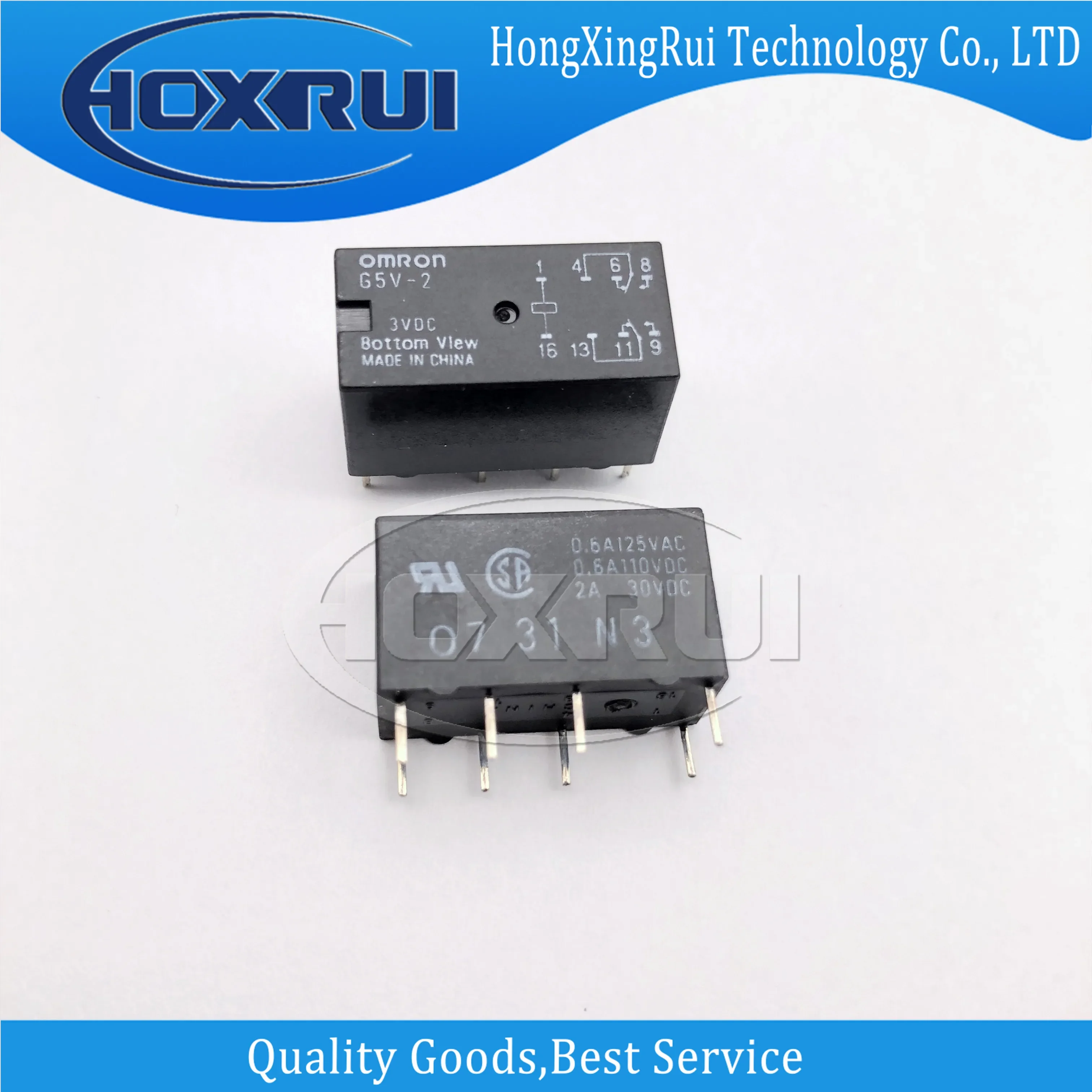 (1 шт.) G5V-2-H1-DC12V DIP-8 электромагнитное силовое реле сигнал