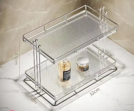 

Роскошная стойка для хранения в ванной комнате, настольная раковина, коробка для косметики, стойка для хранения столешницы в ванной комнате