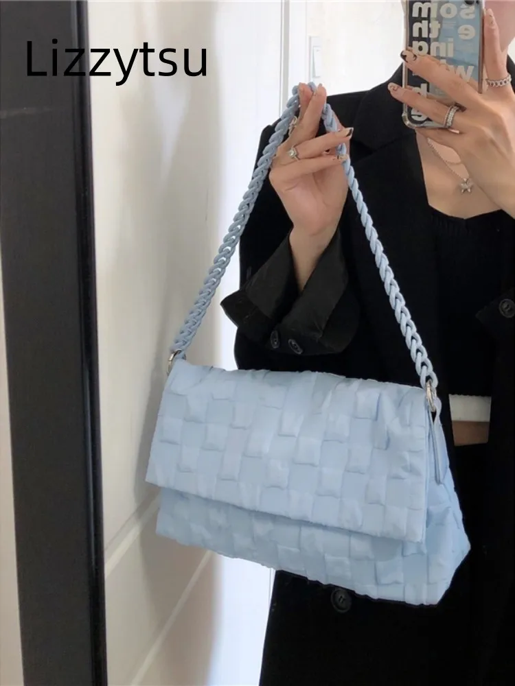 Lizzytsu Vintage Easymatch Роскошные дизайнерские сумки Женские корейские уличные на ремне