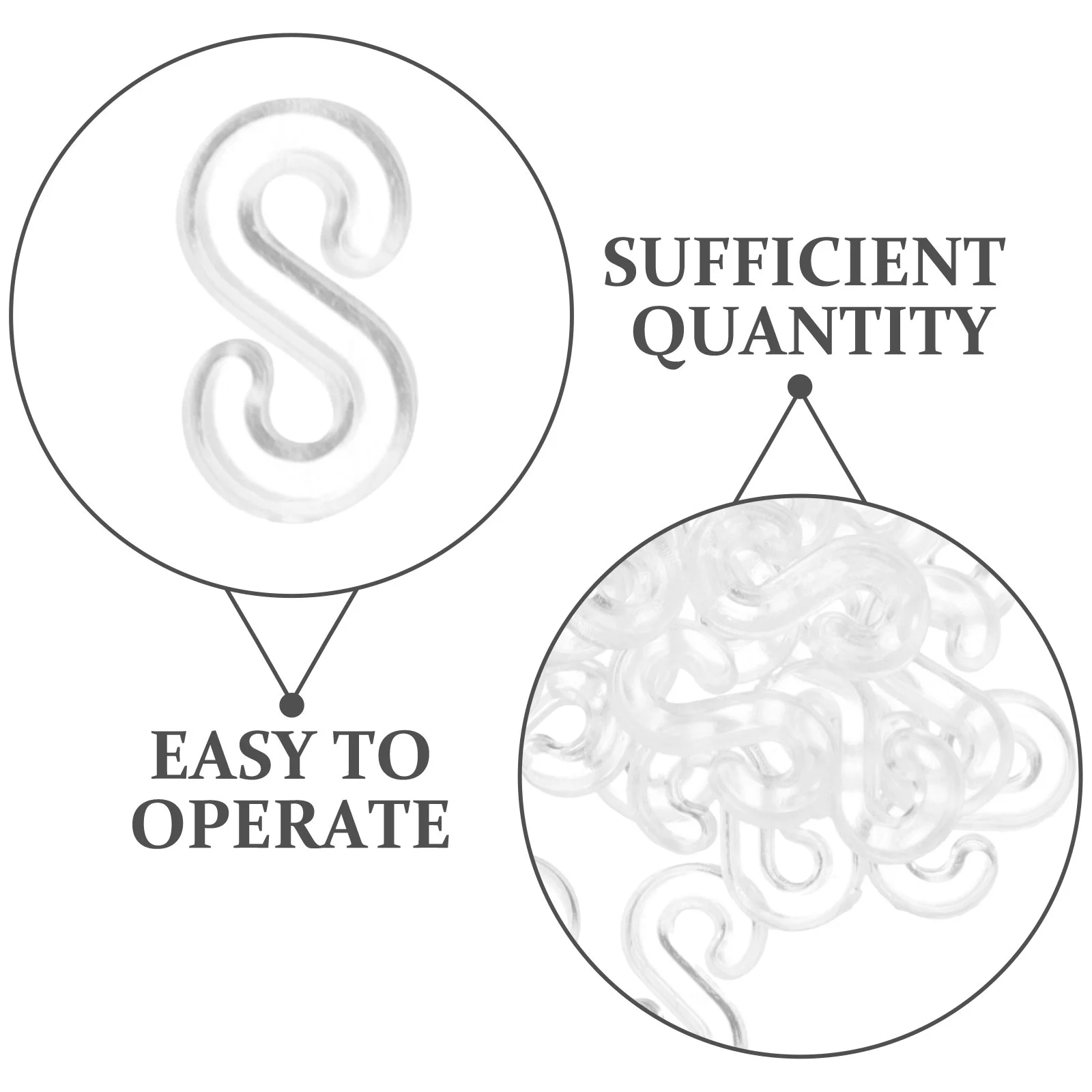 500 шт. резиновая лента с плетеной пряжкой зажимы для браслетов аксессуары белый