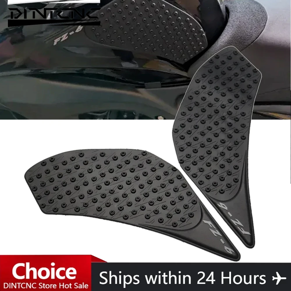 

YAMAHA FZ6 N/S 2004-2010 Тяговая Накладка Мотоциклетная Наклейка Боковая Газовая Защита Колена Противоскользящая Защитная Нак...