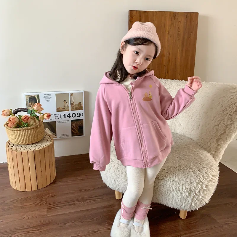 Детская одежда леггинсы для девочек осень-зима 2024 новые детские корейские штаны