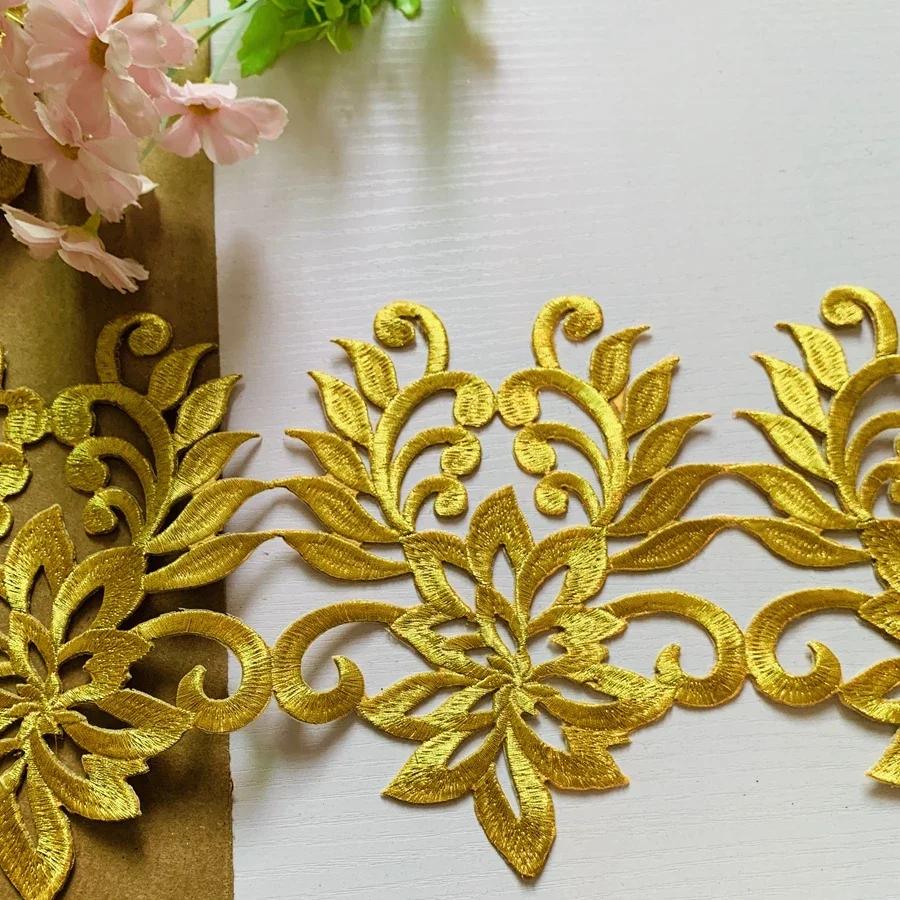 Вышивка утюгом на полых краях обрезка для одежды украшение термоклейкая нашивка