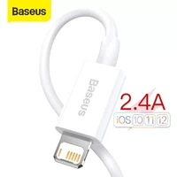 baseus 2 4a usb cable for iphone 12 11 pro max fast charging cable for iphone 11 sbx wire cord mobile phone cables