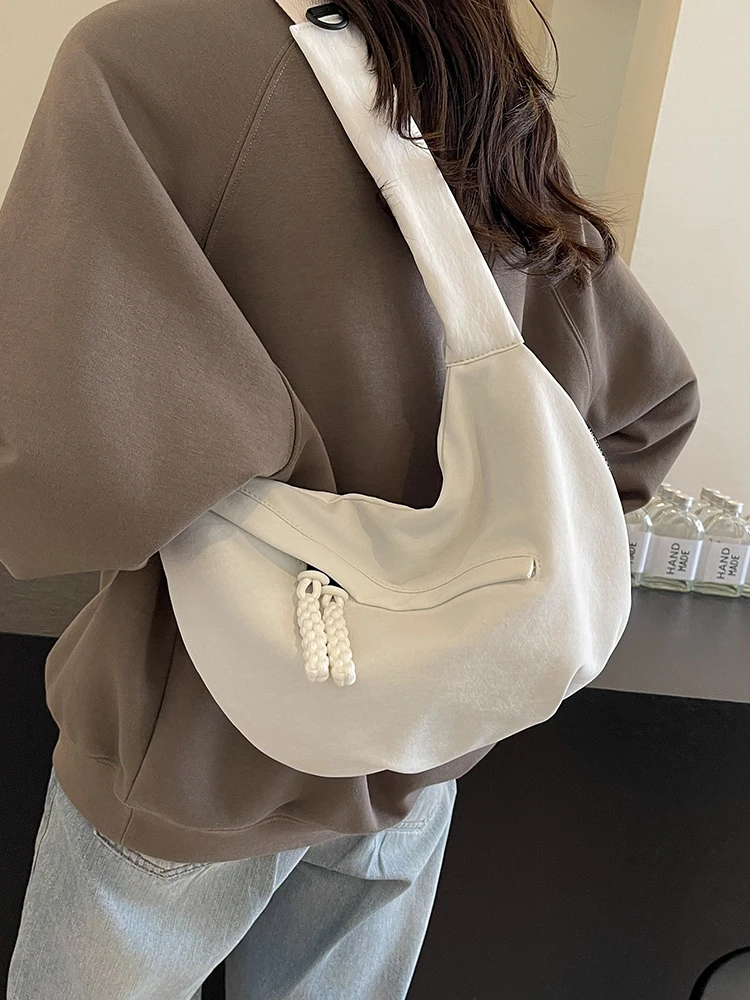 Сумка женская тканевая вместительная холщовая саквояж на плечо для поездок с