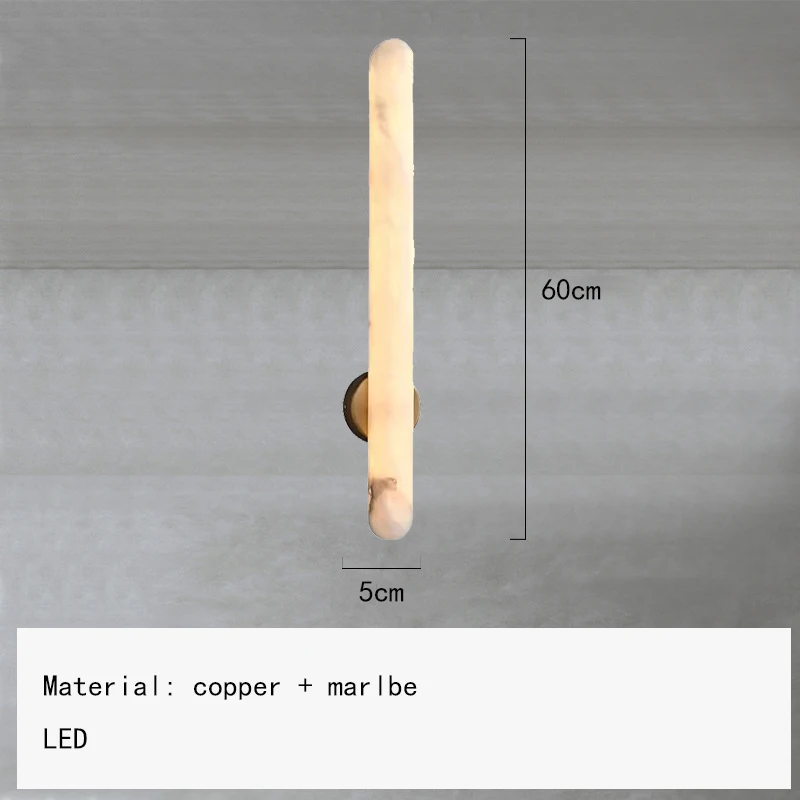 

Настенный светильник IWP, мрамор, медный