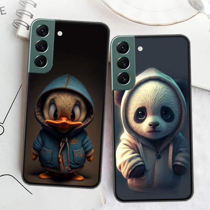 Чехол для телефона с изображением обезьяны лягушки свиньи коровы птицы кошки